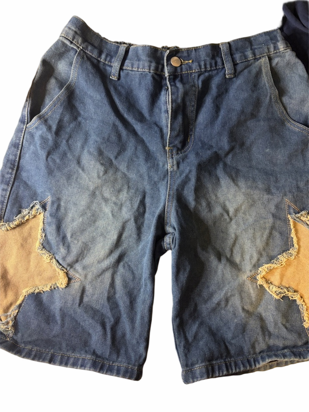 Jorts Y2K Baggy Star Shorts | EUC | Sz S - Picture 4 of 6